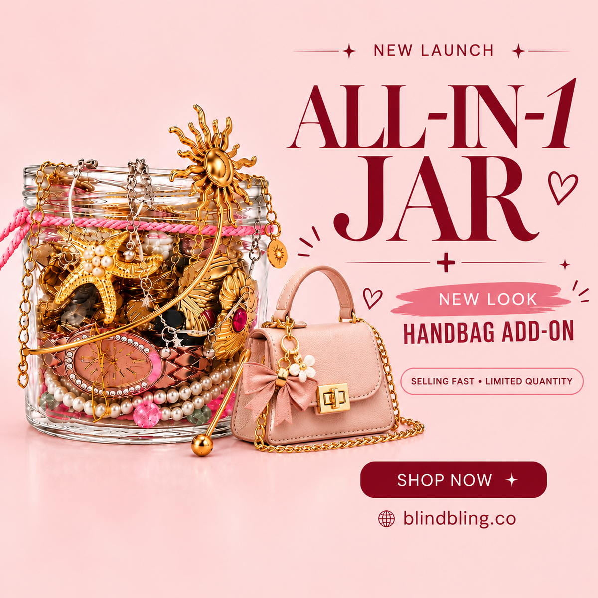 All-in-1 Jewellery Mystery Jar with Free Watch | 20 Pieces