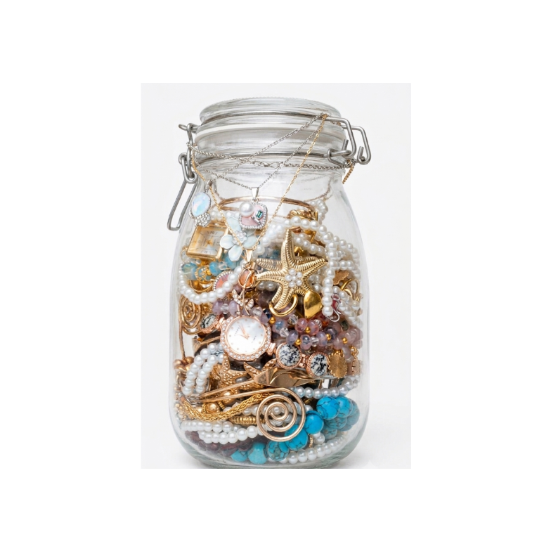 Jumbo Jewellery Mystery Jar – 30 Mixed Pieces