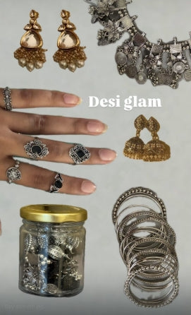 Desi glam Jewellery Jar