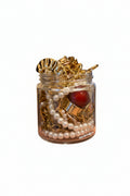 All gold Jewellery Jar