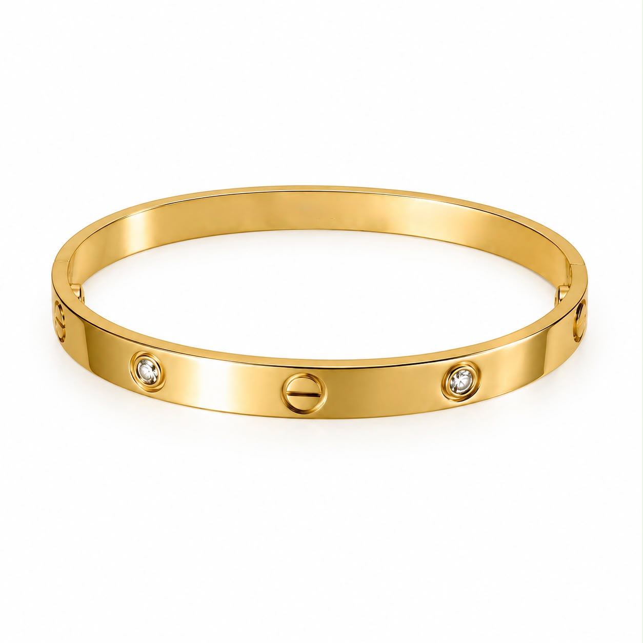 Gold & Silver Kada – Premium Statement Bracelet Anti-tarnish
