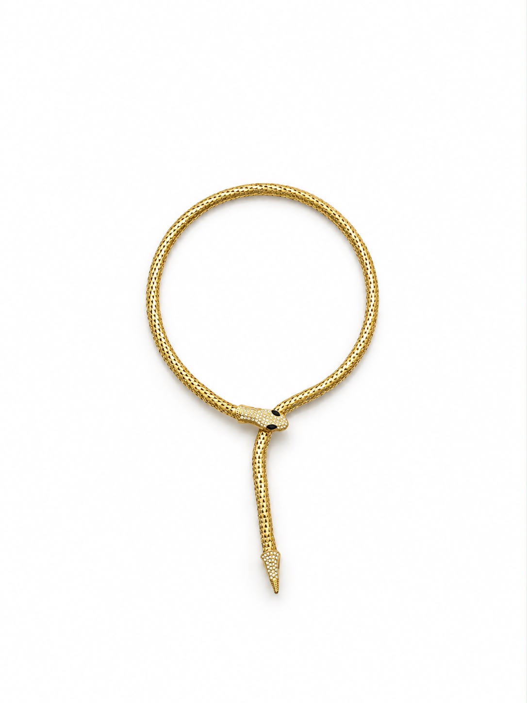 Gold Serpent Neckpiece – Anti-Tarnish
