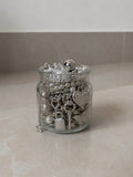 All silver Jewellery Jar