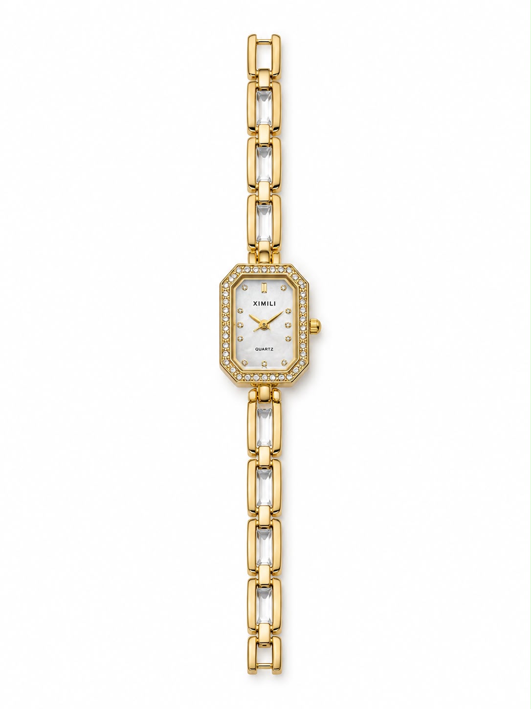 Elegant Watch – Stone Medallion Bracelet | BlindBling
