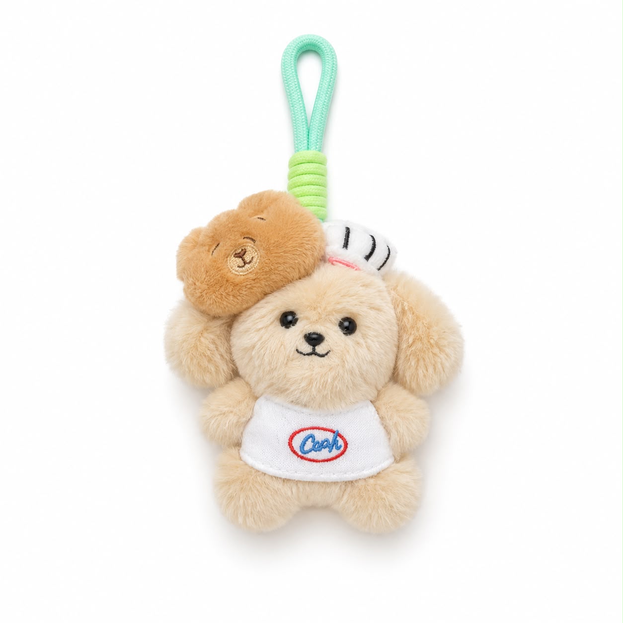 White Bunny Plush Keychain & Bag Charm | Kawaii Gift