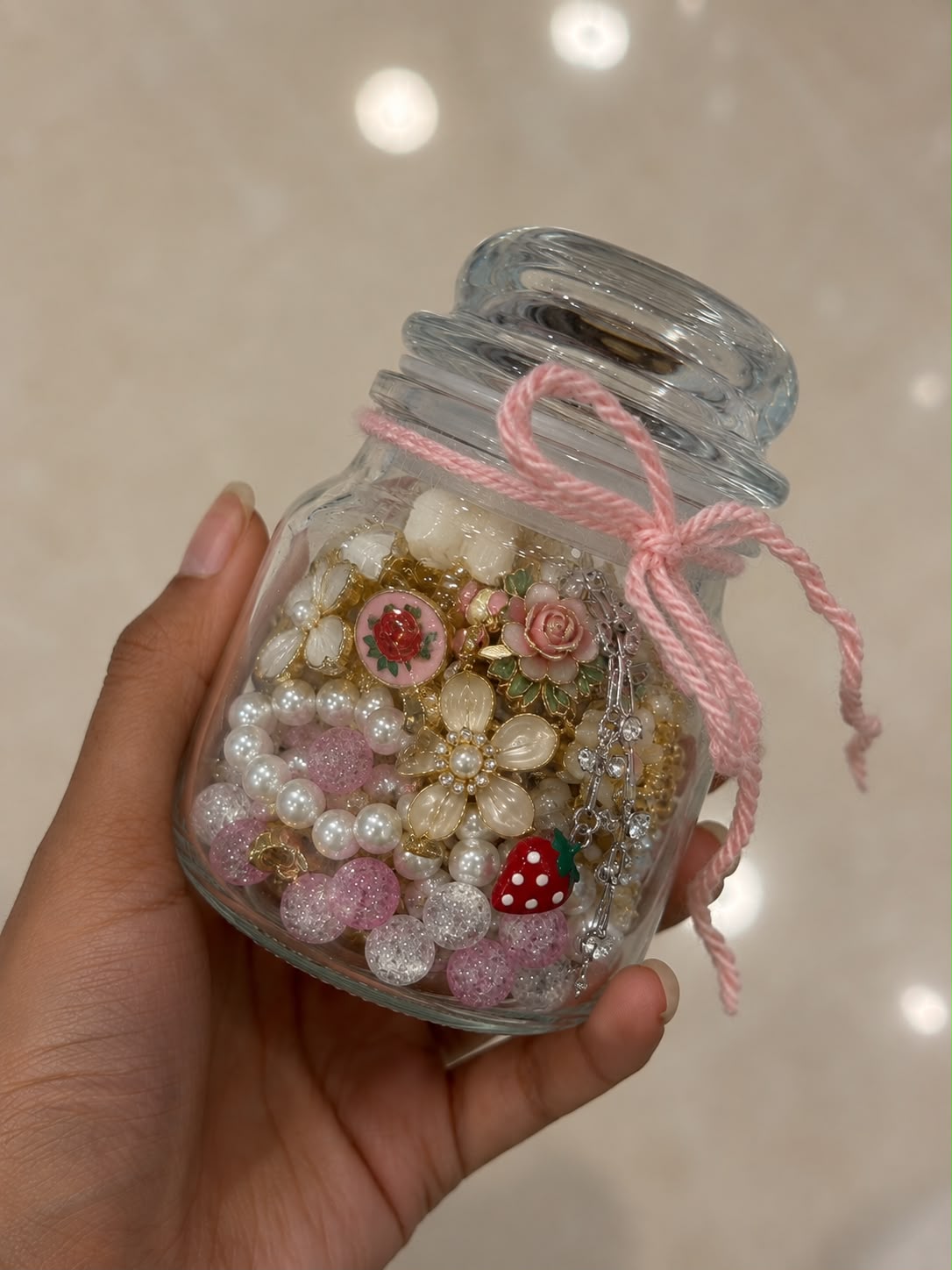 Whimsical jar 5 items