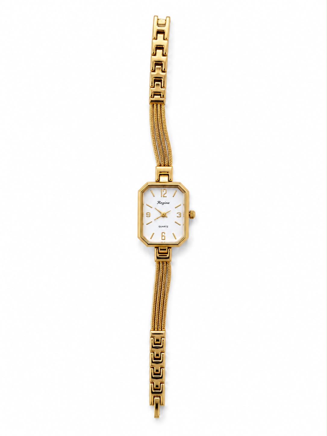 Dial Women Watch – Octagonal Case Multi-Strand Chain Bracelet | BlindBling