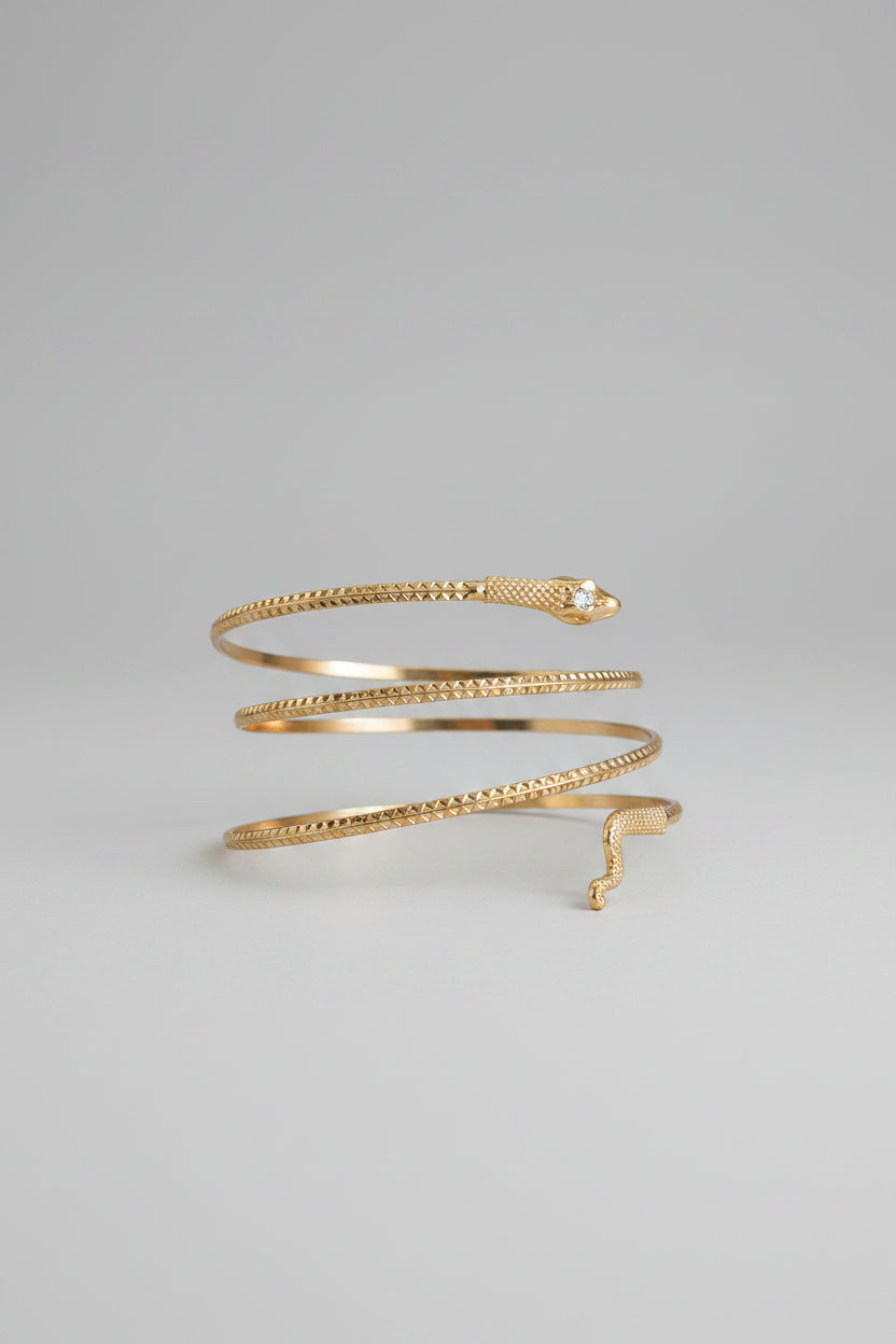 Gold Serpent Arm Cuff Add-On | Mystery Jar Upgrade